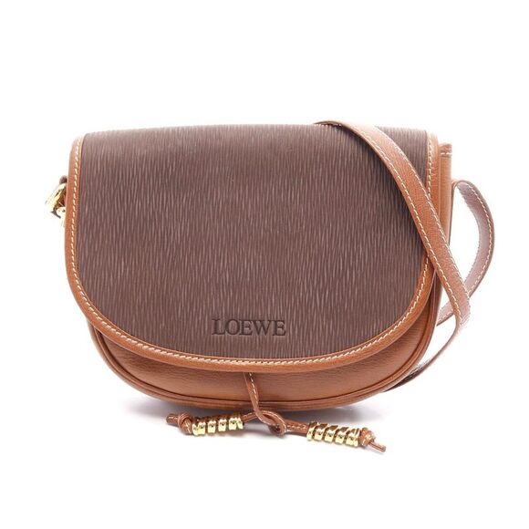 LOEWE Handbags - Loewe Velazquez Twist Leather Shoulder Bag